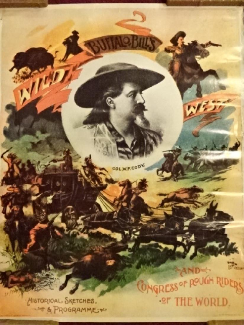 BUFFALO BILL WILD WEST POSTER, CONGRESS OF ROUGH RIDERS (1 of 7)