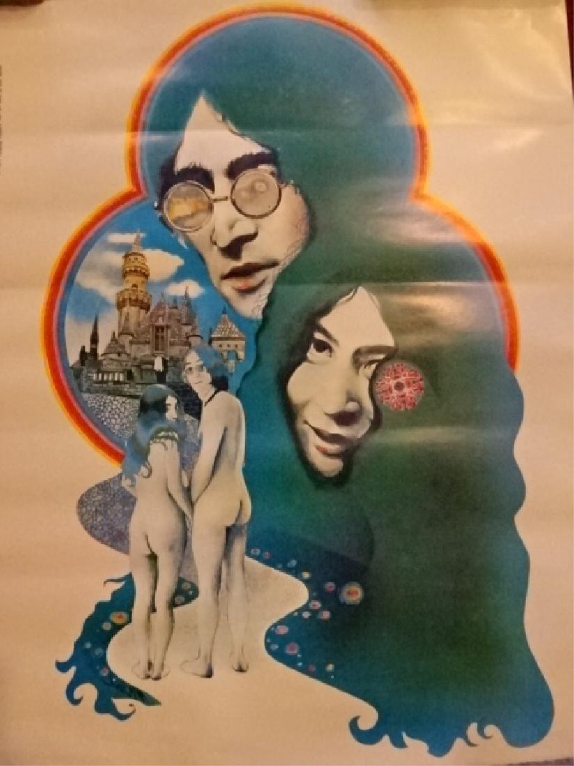 JOHN LENNON AND YOKO ONO POSTER, CIRCA 1971 BY PARADISE (1 of 6)