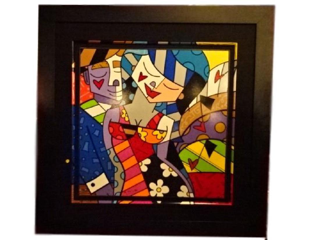 ROMERO BRITTO SIGNED MIXED MEDIA, LIMITED EDITION (1 of 11)