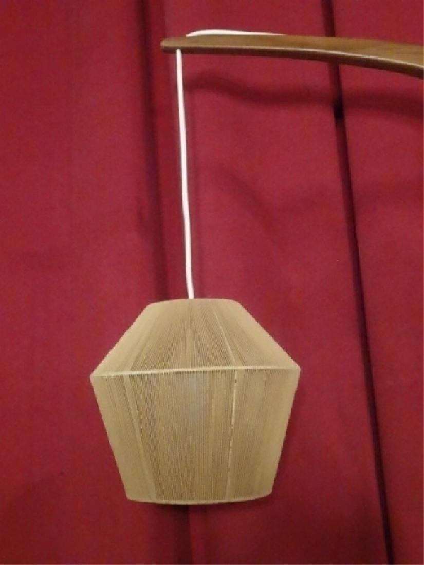 DANISH MODERN TEAK WALL MOUNT LAMP, INCLUDES TEAK SWING (1 of 6)