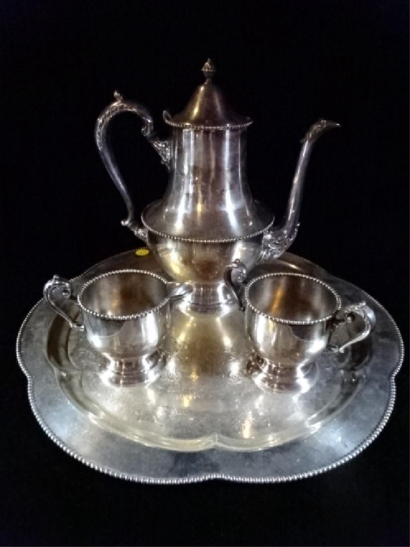 4 PC AMERICAN BEAUTY SILVER PLATE COFFEE SERVICE, (1 of 4)