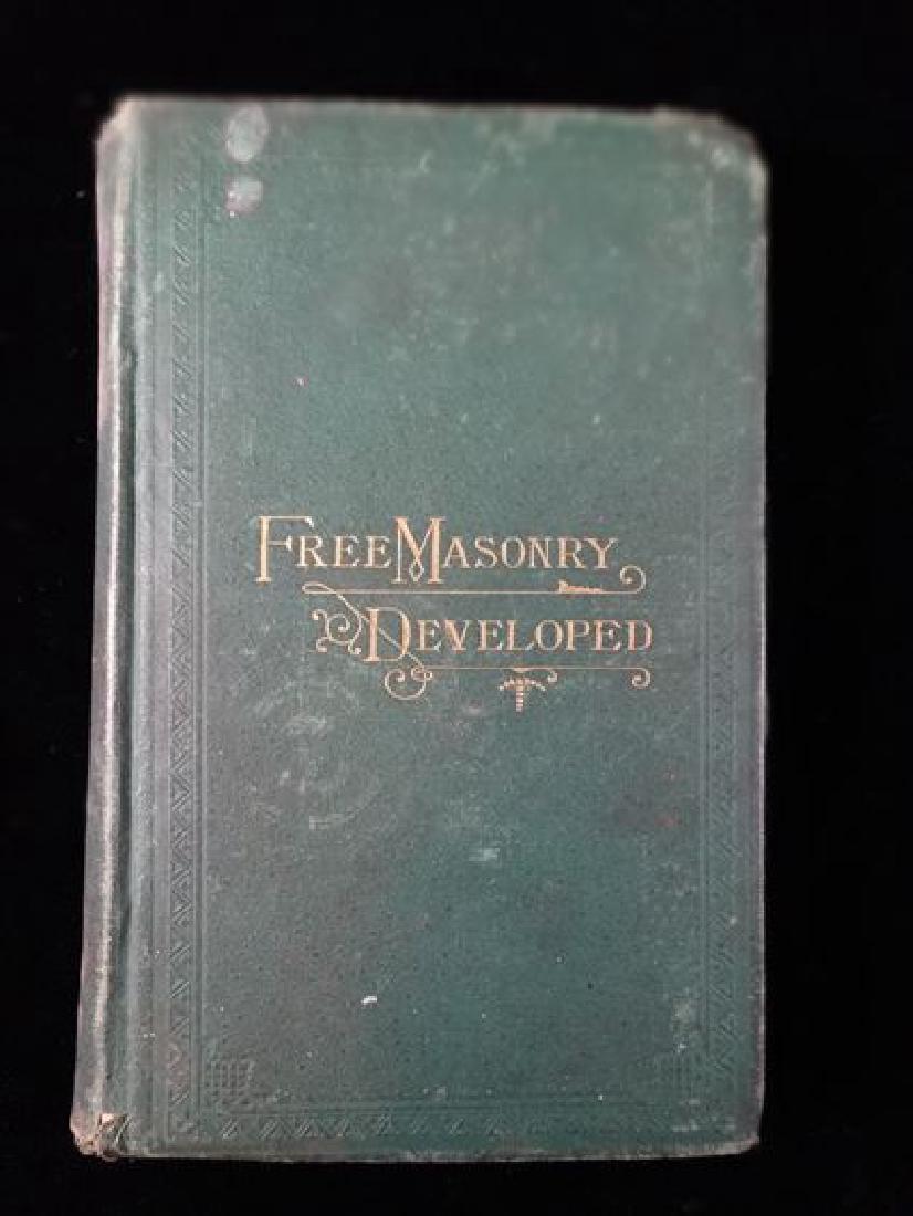 ANTIQUE BOOK CIRCA 1870, THE BROKEN SEAL - FREEMASONRY (1 of 5)