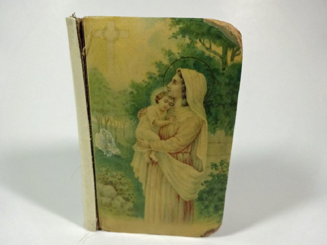 1924 THE LITTLE CATHOLIC CHILD'S PRAYERBOOK, MADE IN: 1924 THE LITTLE CATHOLIC CHILD'S PRAYERBOOK, MADE IN CZECHOSLOVAKIA, THE EDWARD O'TOOLE CO. NEW YORK, APPROX 3 7/8" X 2 1/2"