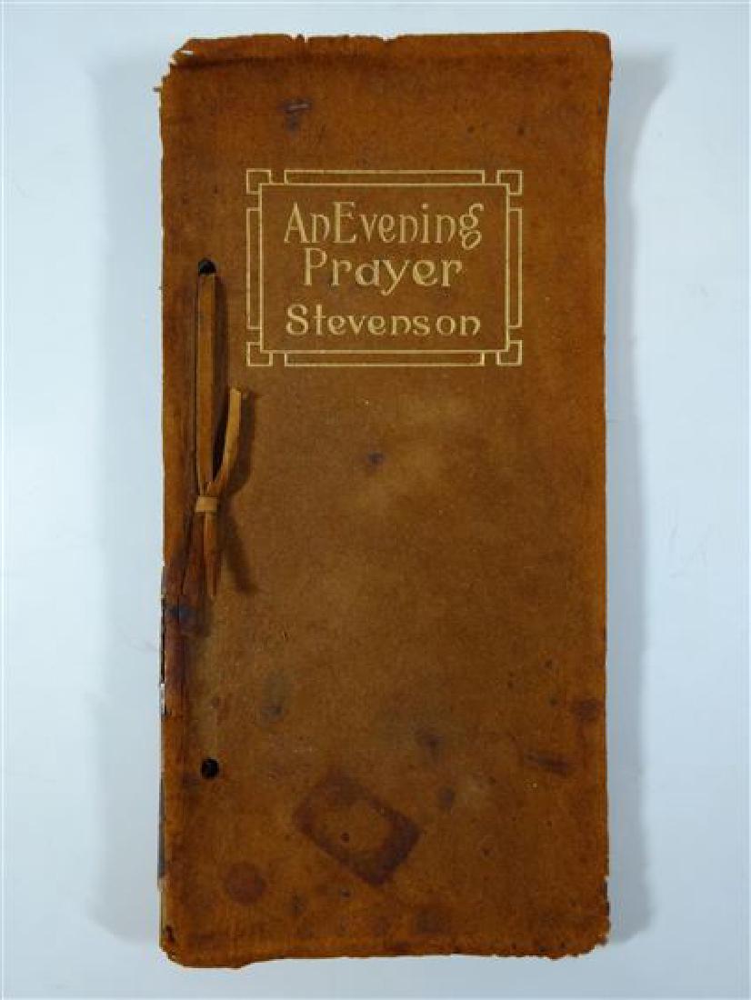 ANTIQUE EVENING PRAYER BOOK, CIRCA 1914, GOOD (1 of 5)