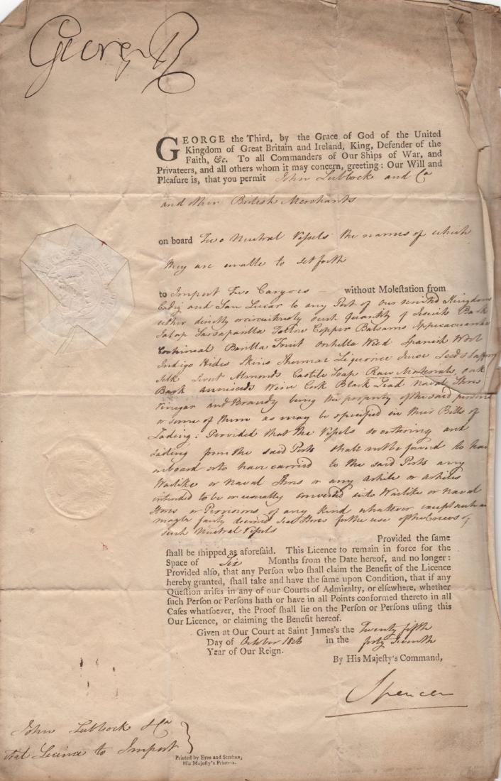 GEORGE III: (1738-1820) King of the United Kingdom (1 of 1)