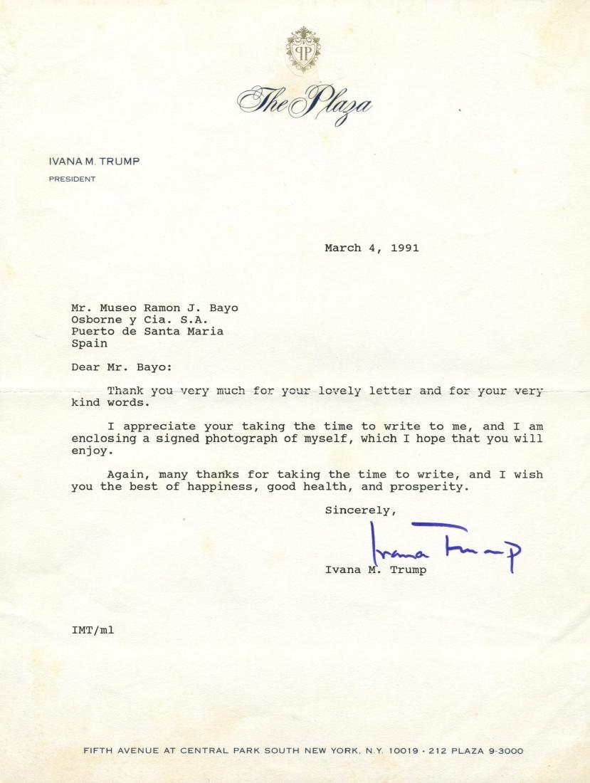 TRUMP IVANA: (1949- ) (1 of 1)