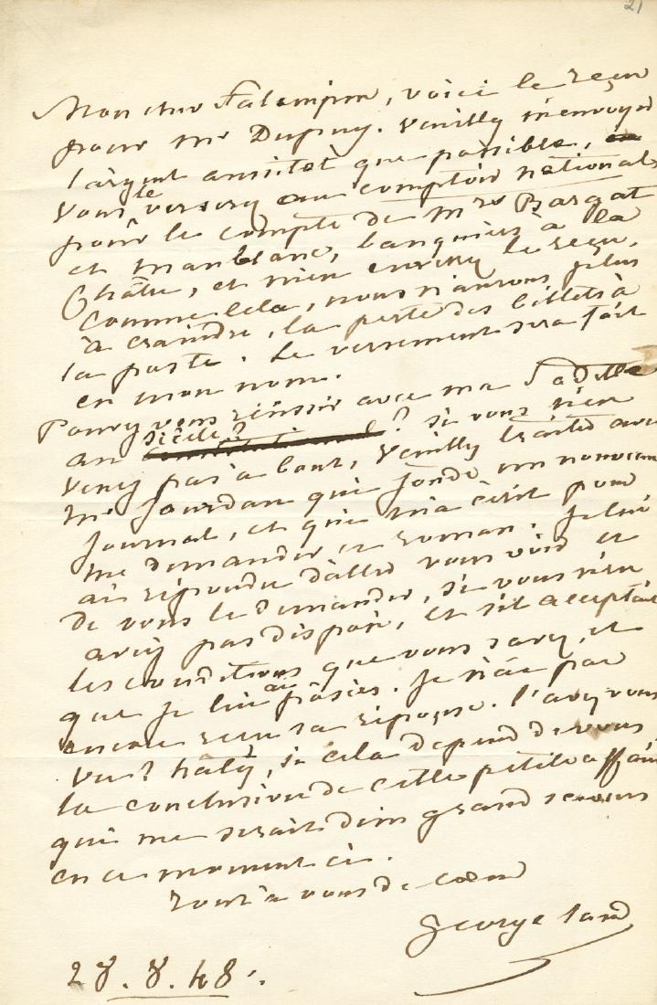 SAND GEORGE: (1804-1876) (1 of 1)