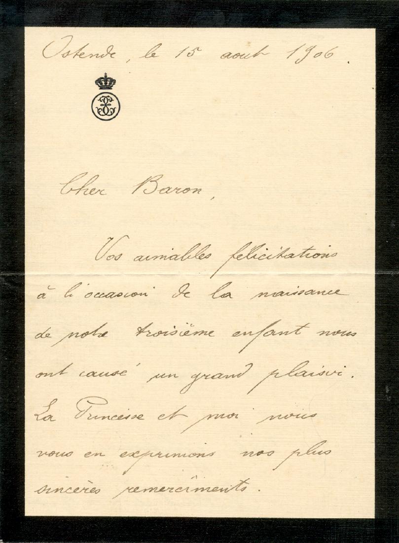 ALBERT I OF BELGIUM: (1875-1934) (1 of 3)