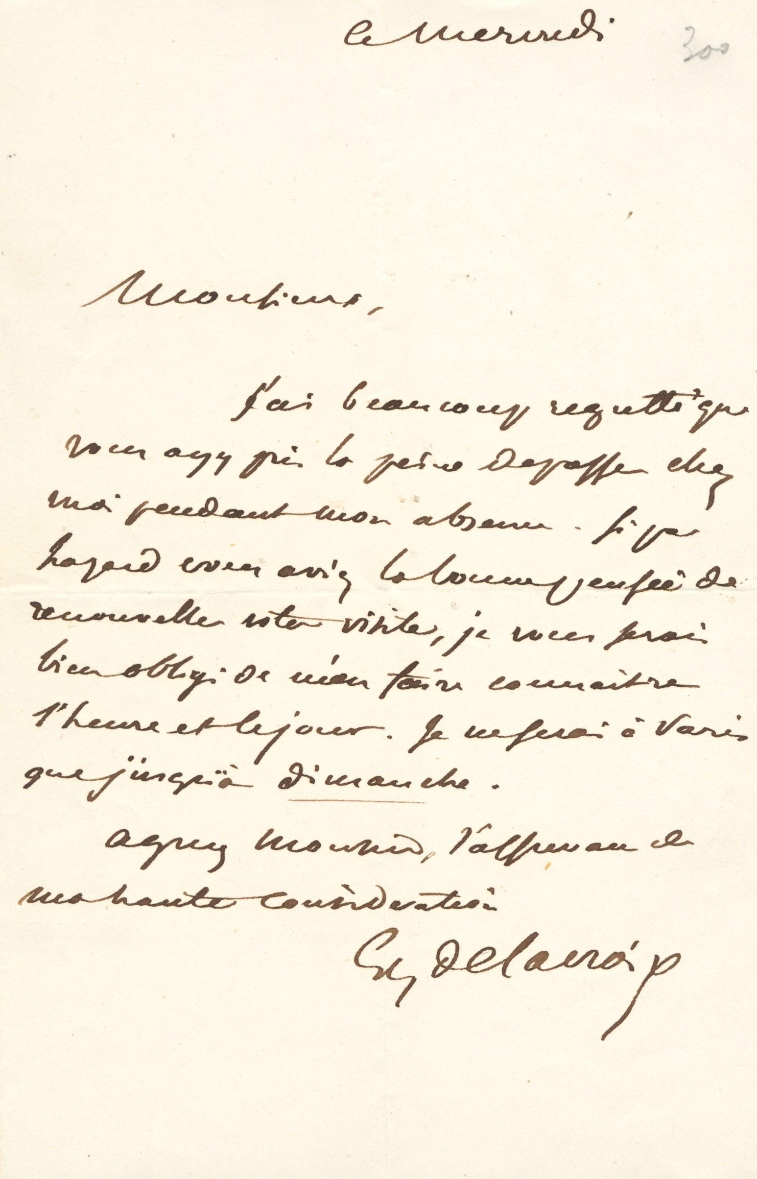 DELACROIX EUGENE: (1798-1863) (1 of 2)