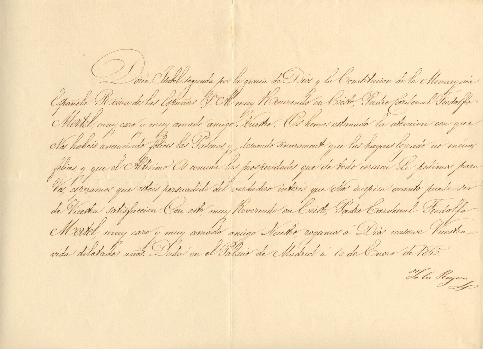 ISABEL II OF SPAIN: (1830-1904) (1 of 1)