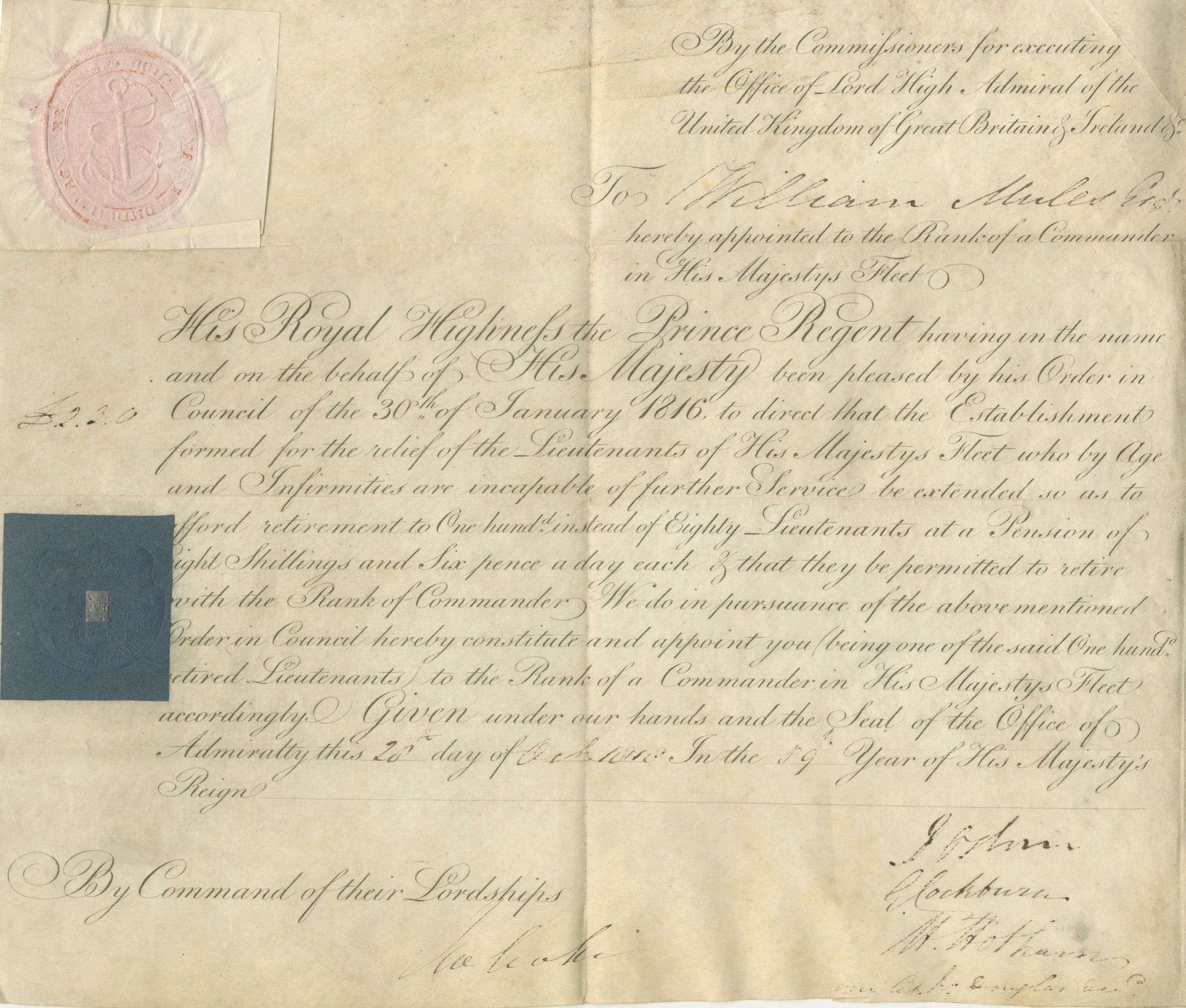 COCKBURN GEORGE: (1772-1853) (1 of 1)