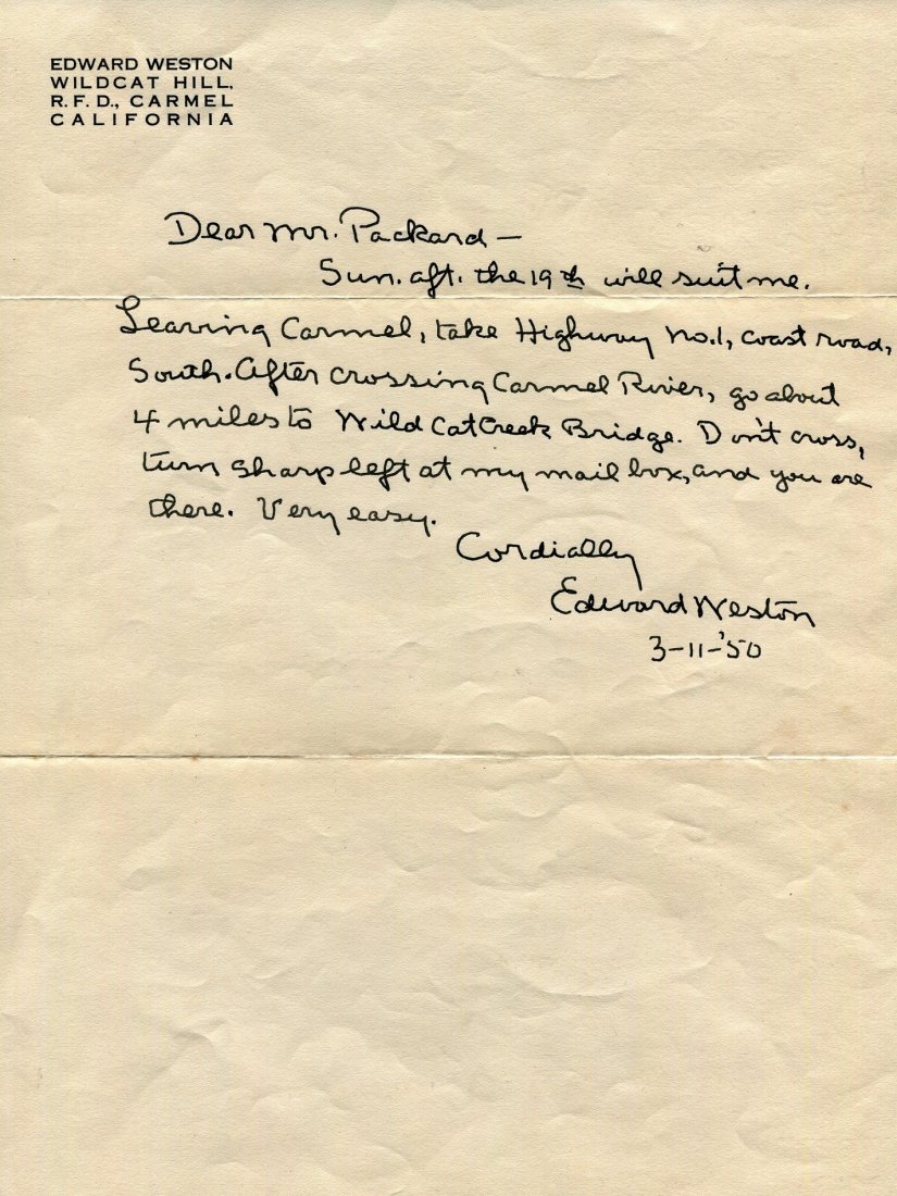 WESTON EDWARD: (1886-1958) (1 of 2)