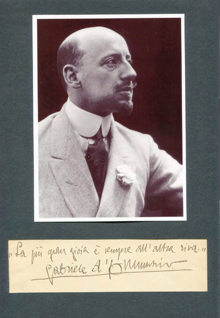 ANNUNZIO GABRIELE D´: (1863-1938) (1 of 2)