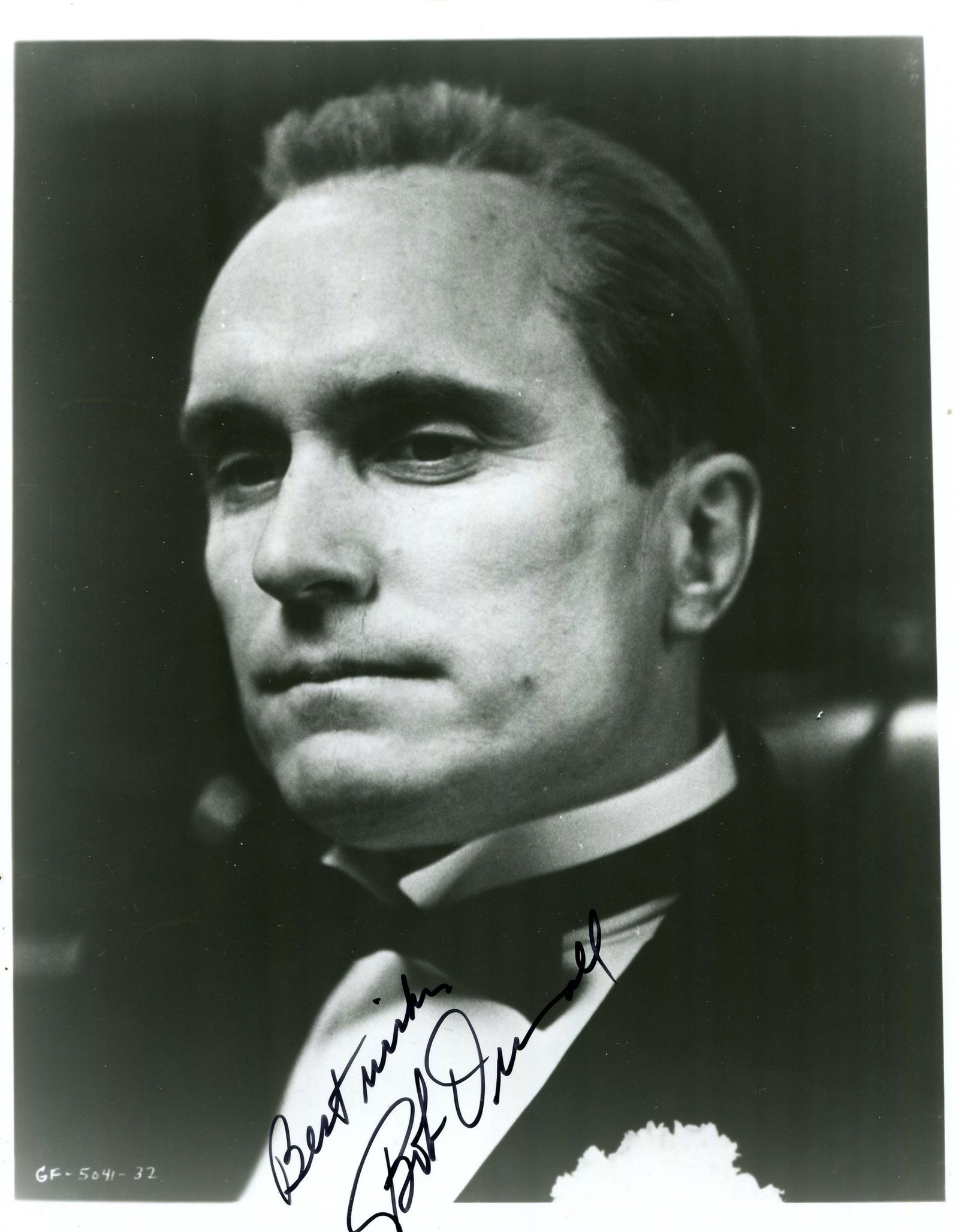 DUVALL ROBERT: (1931- ): DUVALL ROBERT: (1931- ) American actor, Academy Award winner. An excellent signed 8 x 10 photograph of Duvall in a head and shoulders pose in costume as Tom Hagen from the classic American crime film