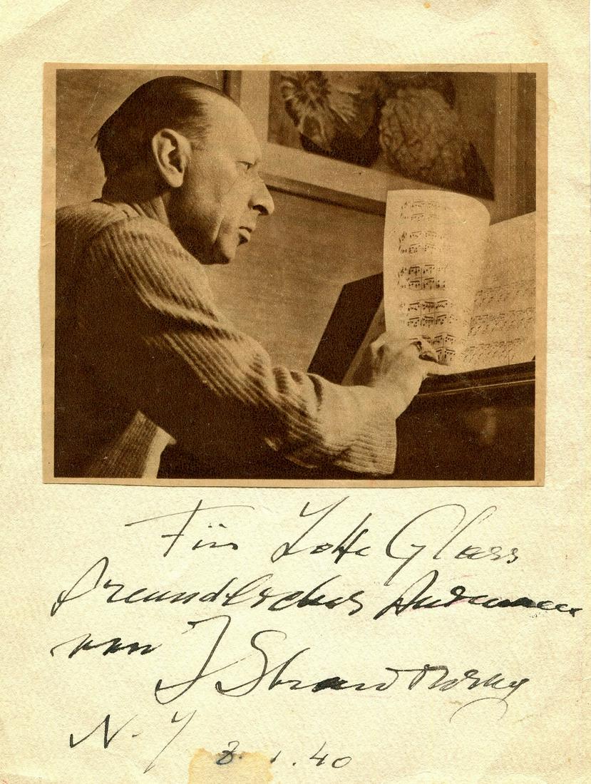 STRAVINSKY IGOR: (1882-1971) (1 of 1)