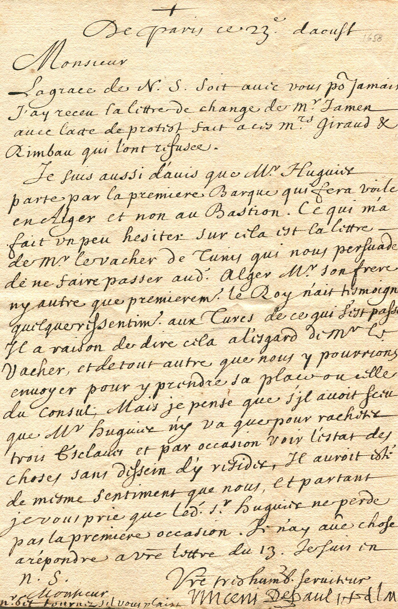 SAINT VINCENT DE PAUL: (1581-1660) (1 of 3)