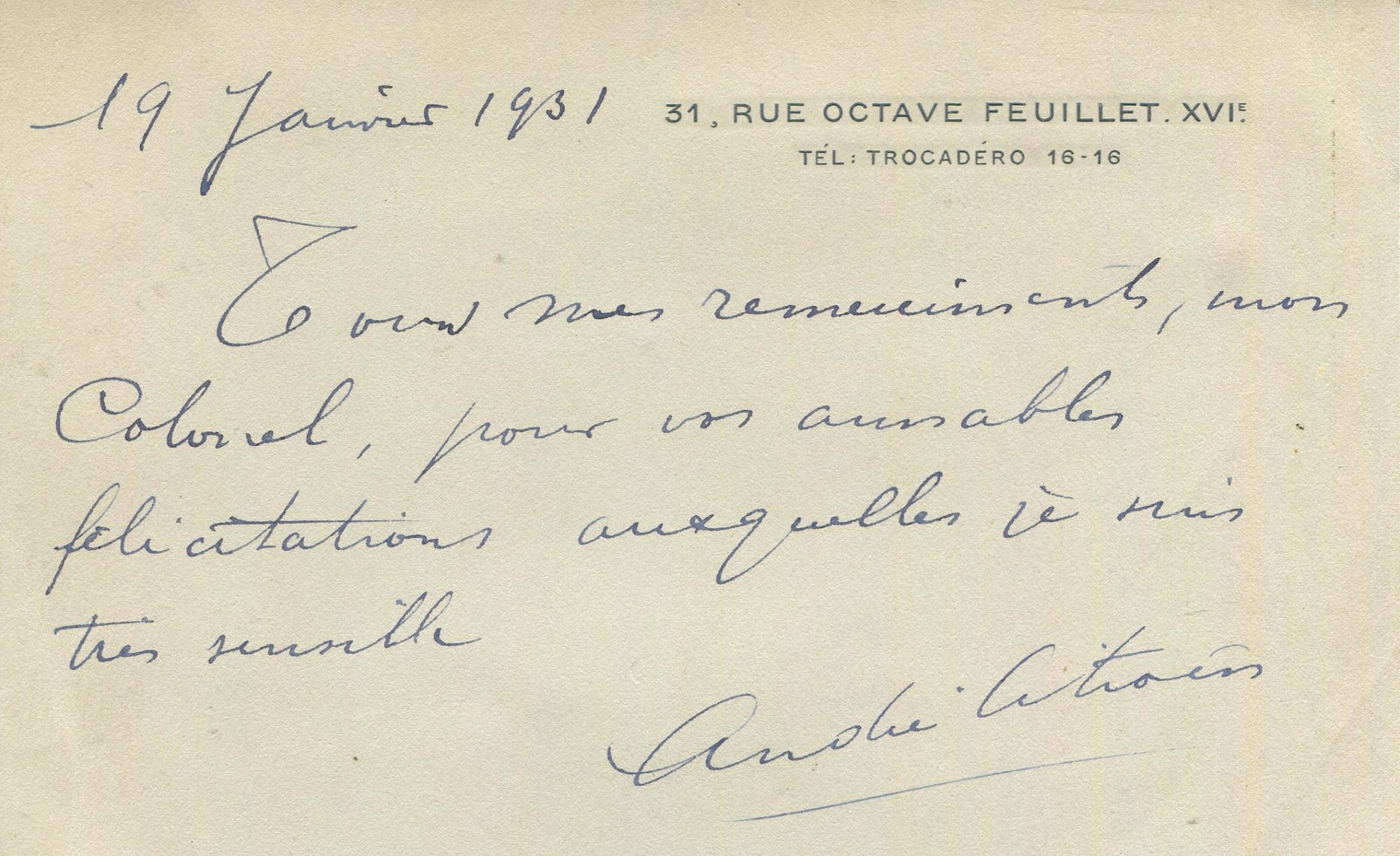 CITROÃ‹N ANDRÃ‰: (1878-1935) (1 of 1)