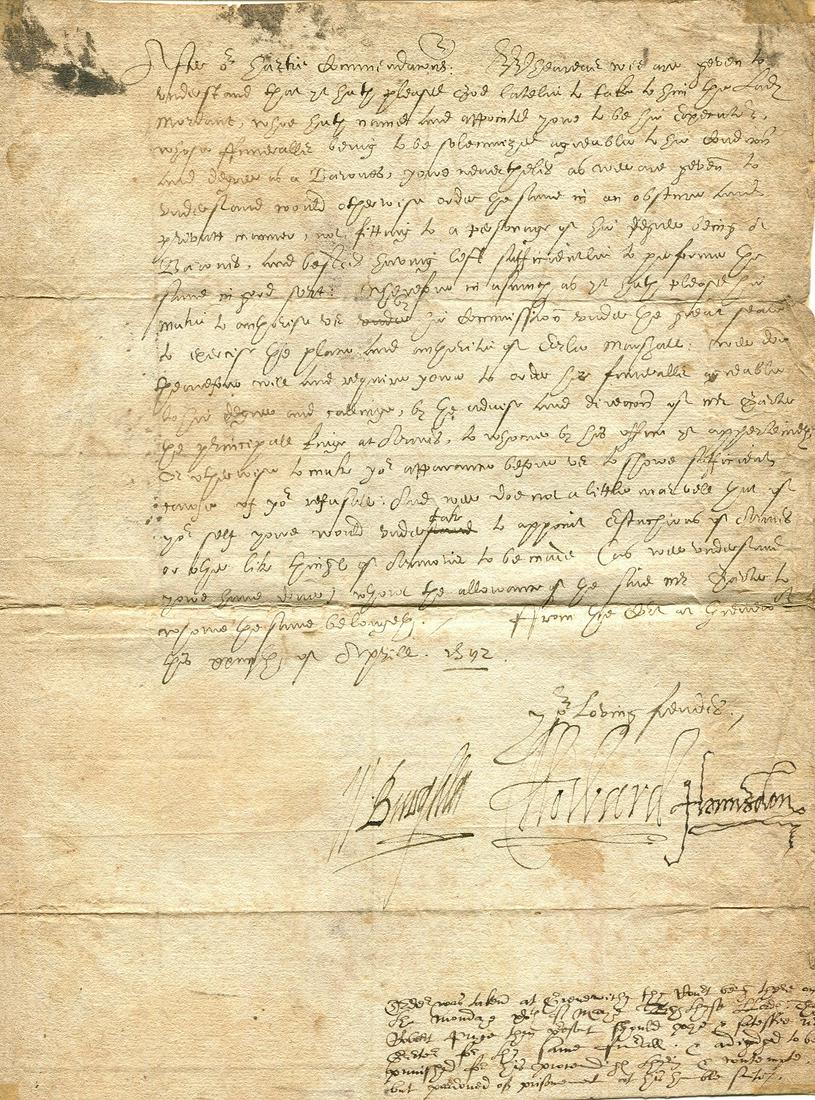 ELIZABETHAN PRIVY COUNCIL: (1 of 2)