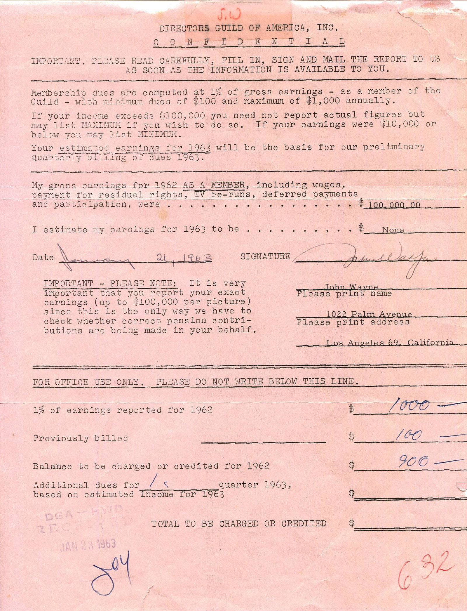 WAYNE JOHN: (1907-1979) (1 of 1)