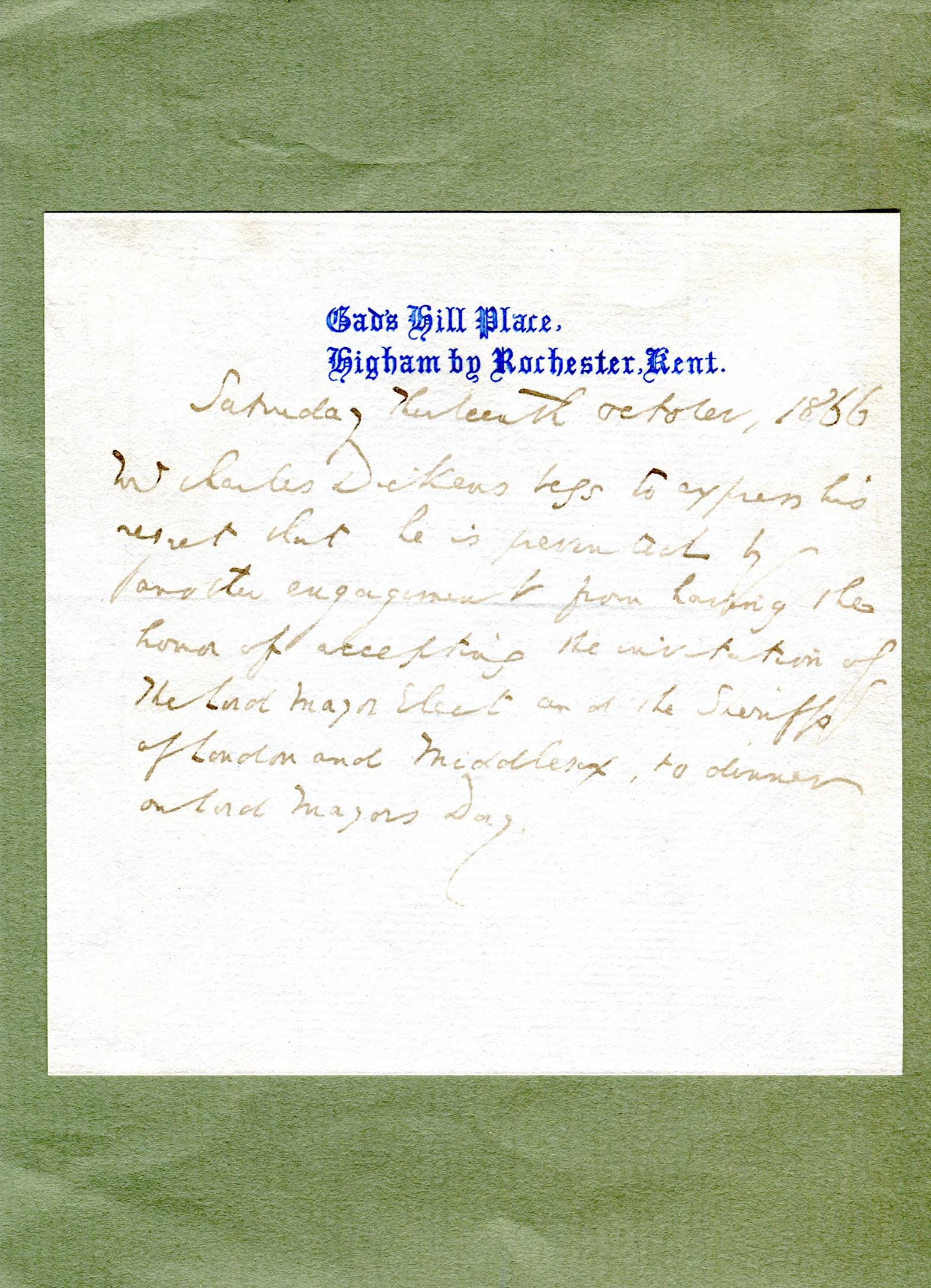 DICKENS CHARLES: (1812-1870) (1 of 1)