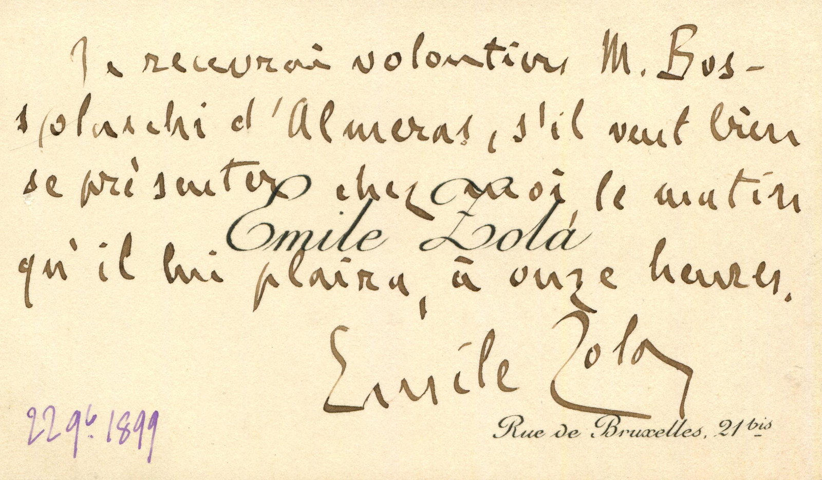 ZOLA EMILE: (1840-1902) (1 of 1)