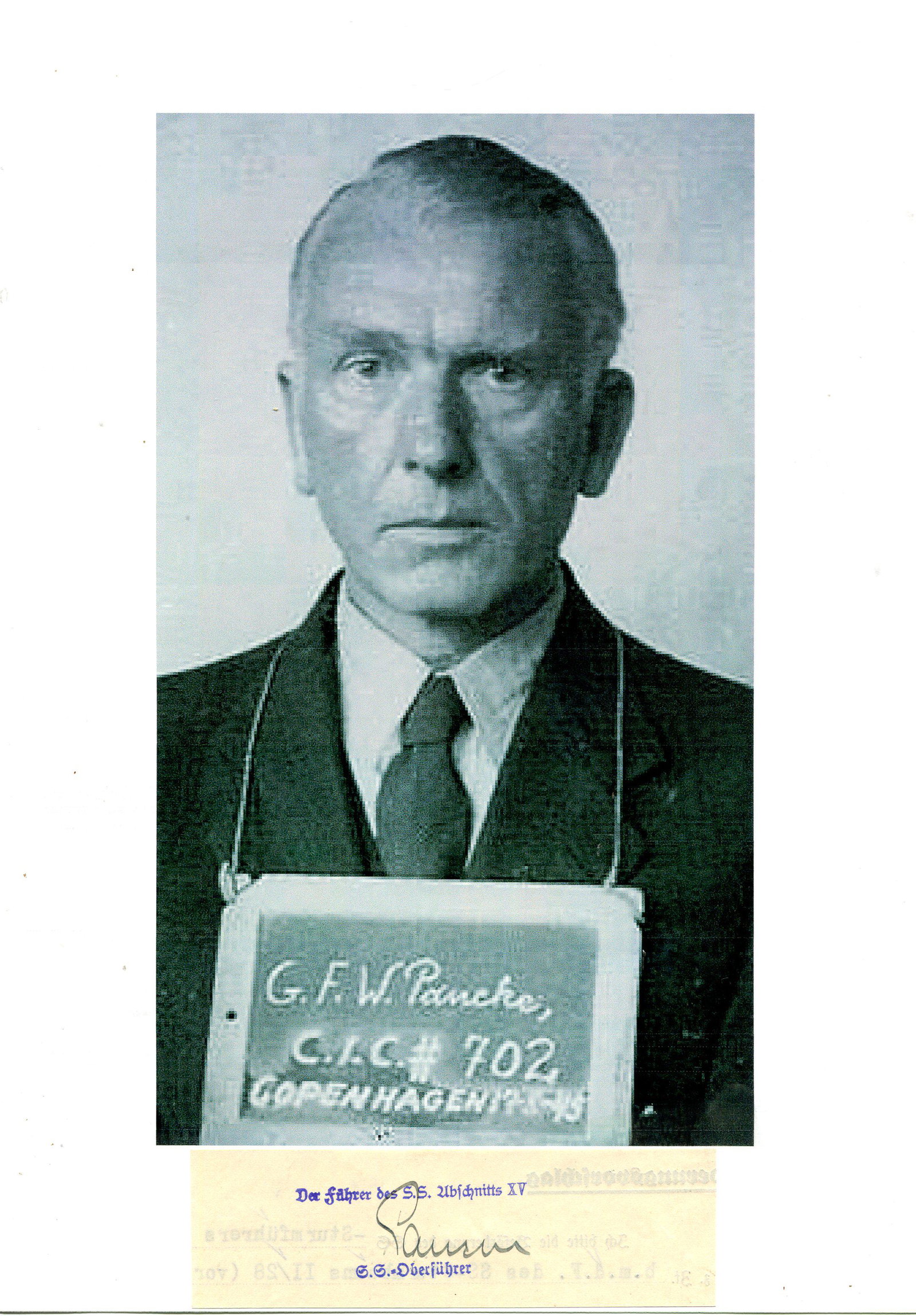 PANCKE GUNTHER: (1899-1973) (1 of 2)