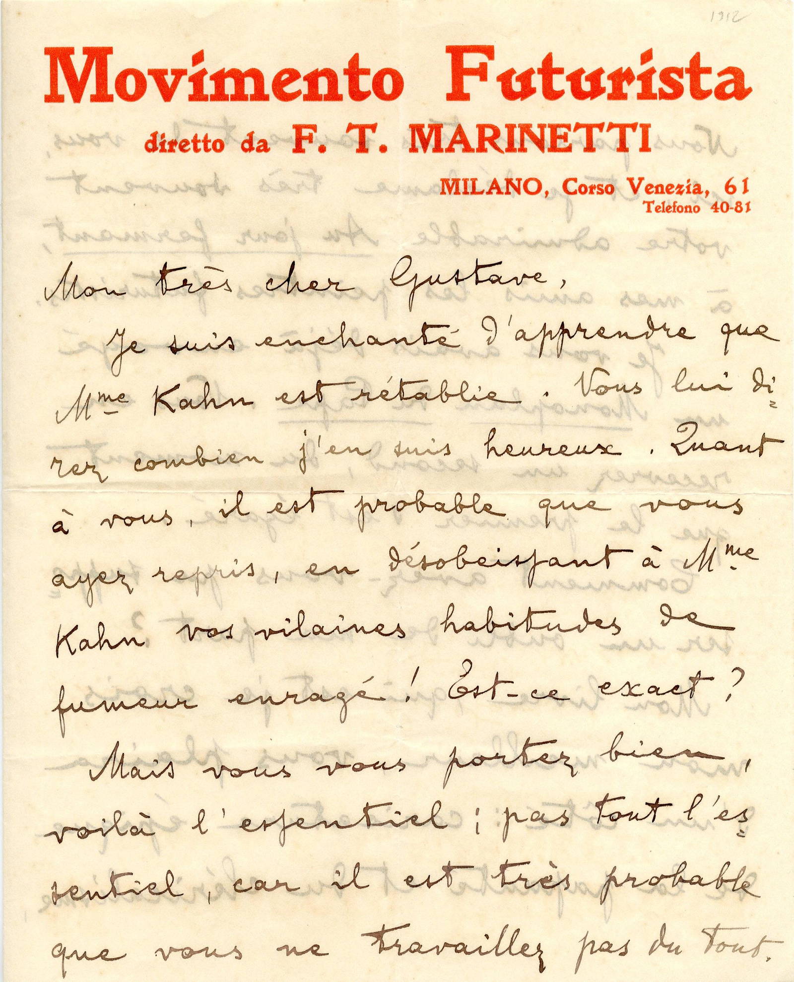 FILIPPO TOMMASO (18761944) (0972) on Mar 15, 2023