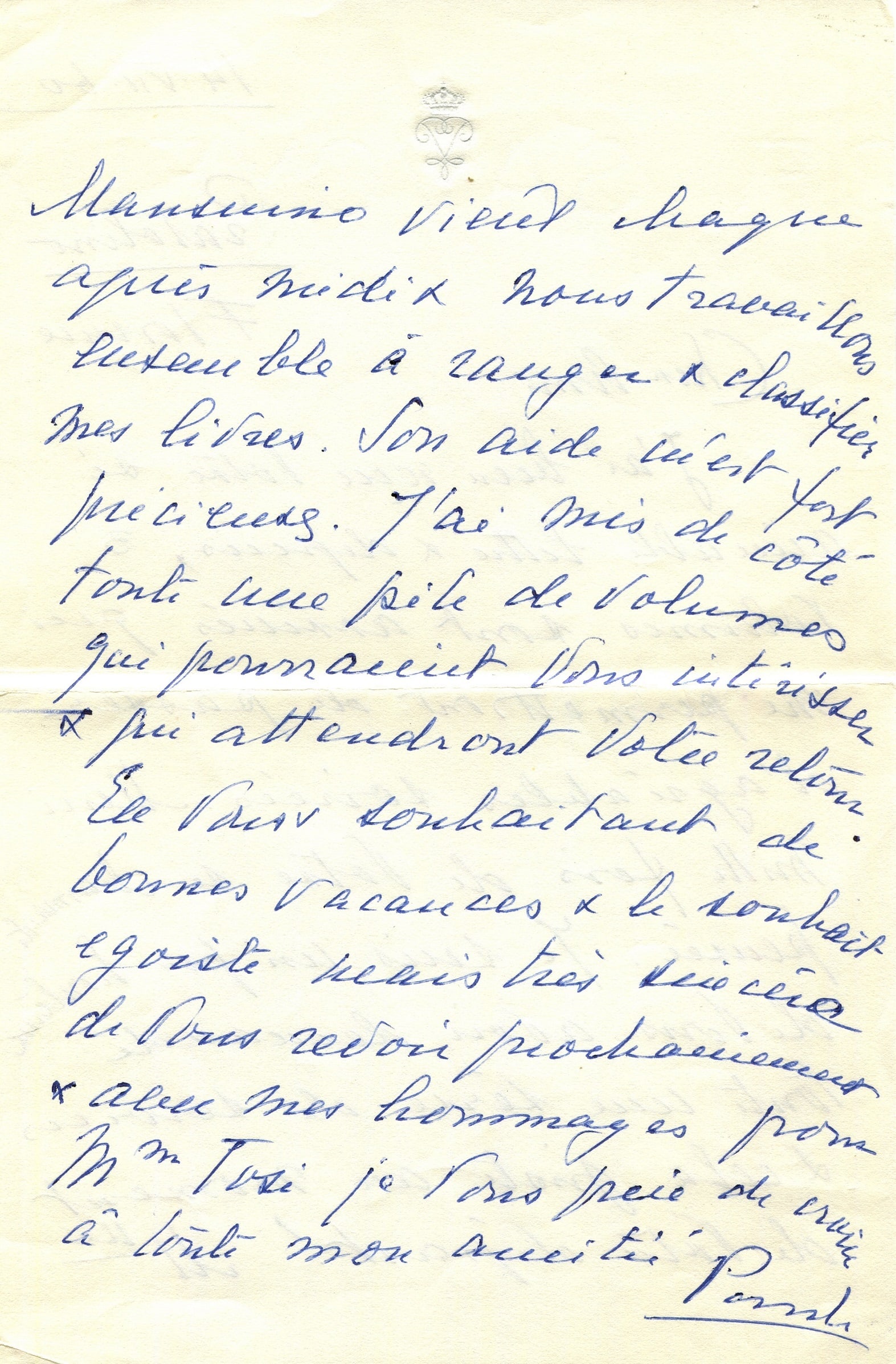 PAUL OF YUGOSLAVIA: (1893-1976): PAUL OF YUGOSLAVIA: (1893-1976) Prince Paul of Yugoslavia, also known as Paul Karadordevic. Prince Regent of the Kingdom of Yugoslavia 1934-41, during the minority of King Peter II. A.L.S., Paul, two