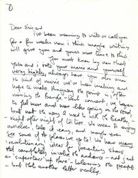 LENNON JOHN: (1940-1980) Lennon to Clapton - ´  you could make the kind of sound that could bring