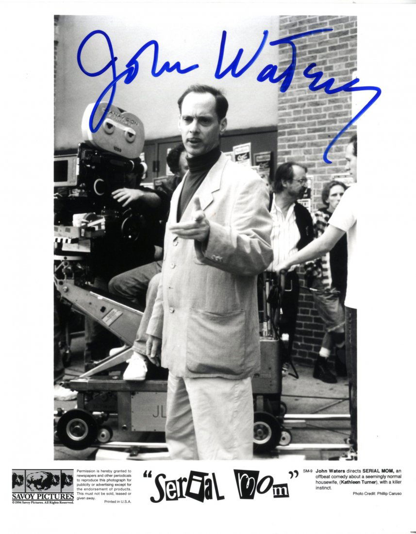 FILM DIRECTORS: Selection of signed 8 x 10 photogr: FILM DIRECTORS: Selection of signed 8 x 10 photographs and slightly smaller (3), by various film directors including John Waters, Mike Leigh, David Lynch, Ken Loach, Sam Mendes, Michael Winner, Paul S