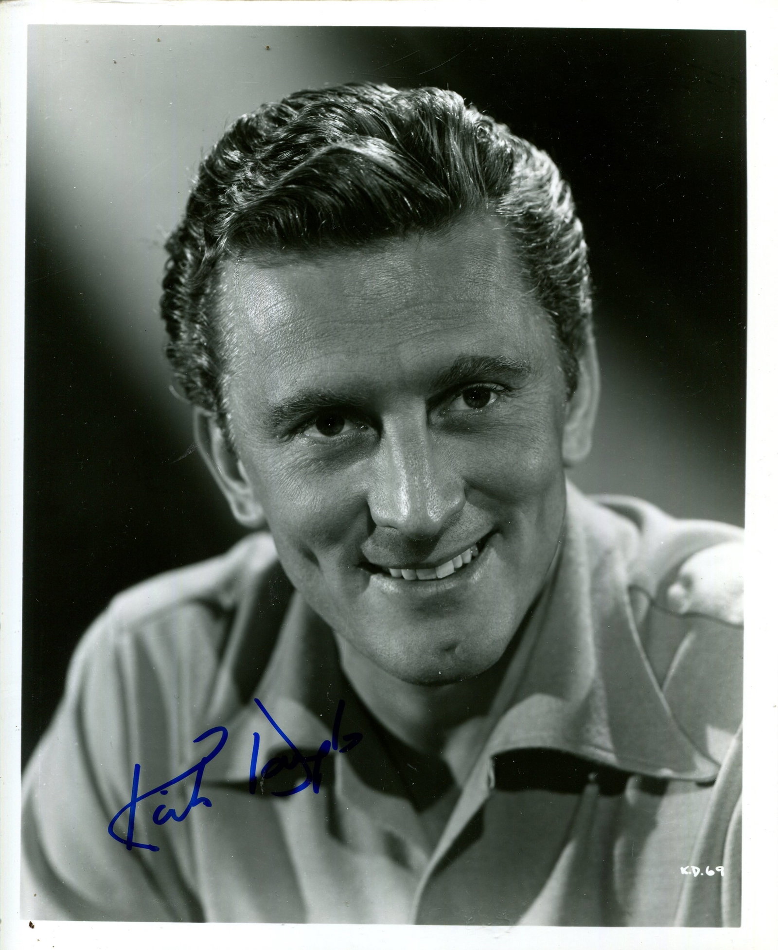 ACTORS: (x12): ACTORS: A good selection of signed 8 x 10 photographs by various film actors comprising Kirk Douglas, Walter Pidgeon, Cesar Romero (in costume as Marquis Andre de Lage from John Ford´s film Donovan´