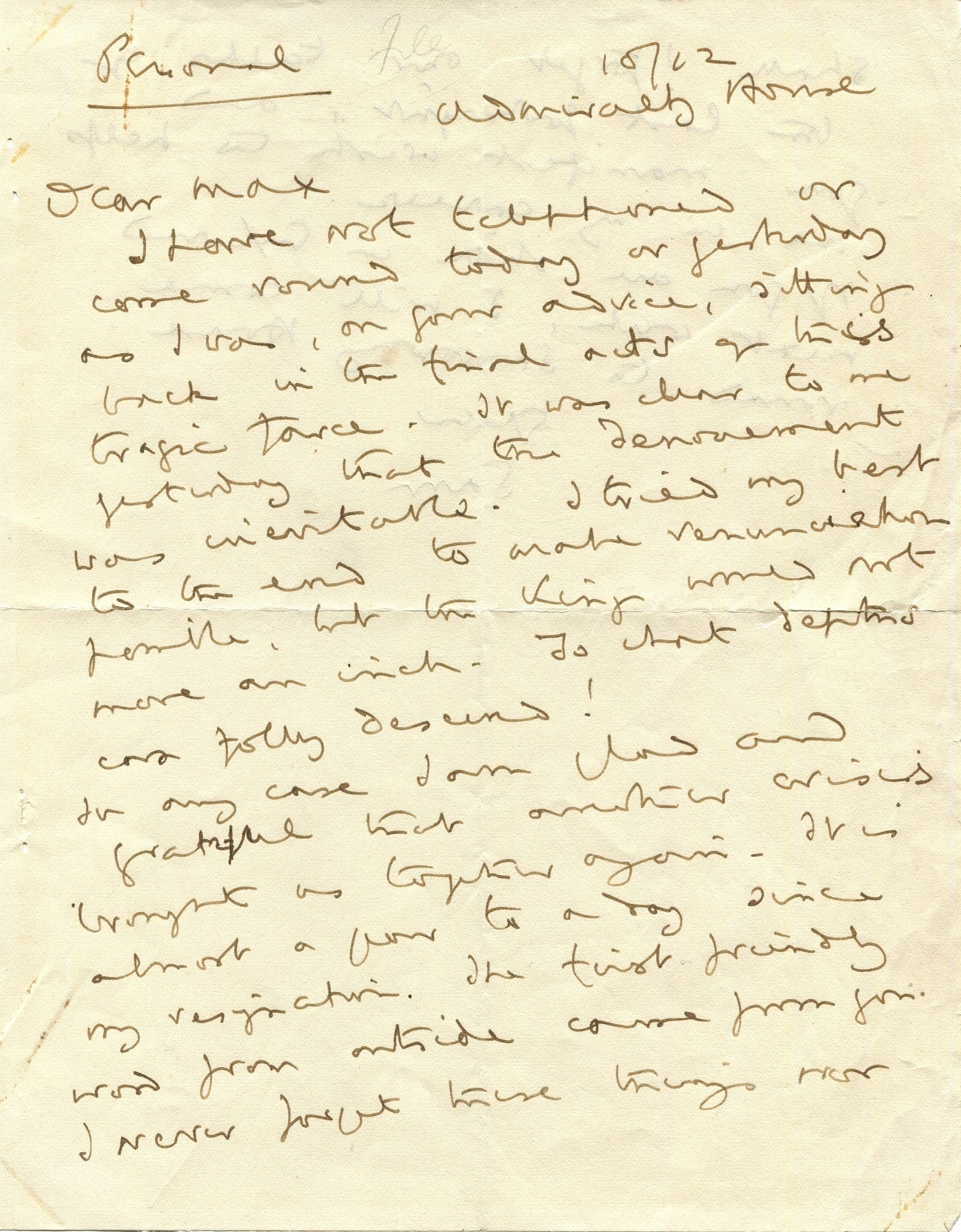 [ABDICATION CRISIS] HOARE SAMUEL: (1880-1959) (1 of 2)