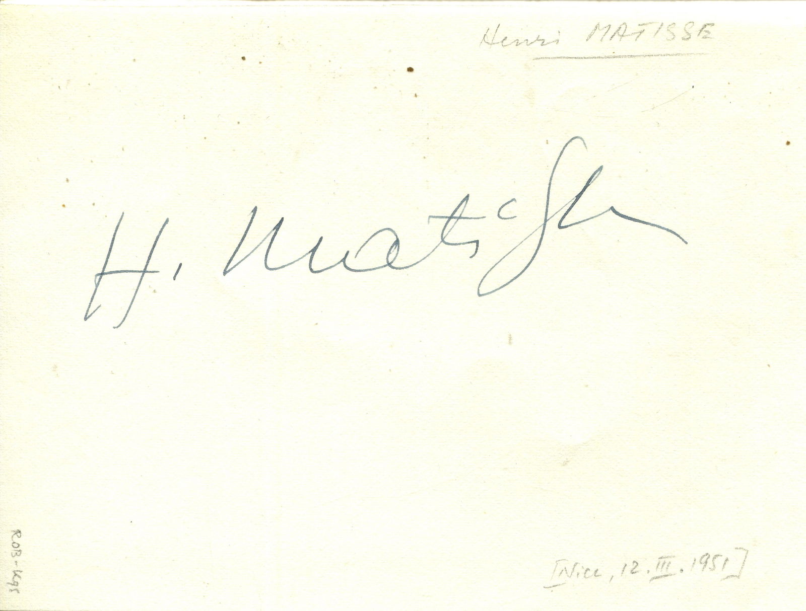 MATISSE HENRI: (1869-1954) (1 of 2)