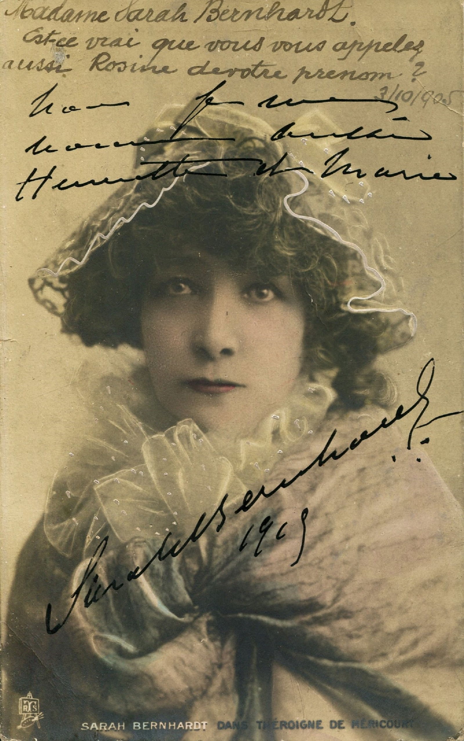 BERNHARDT SARAH: (1844-1923)