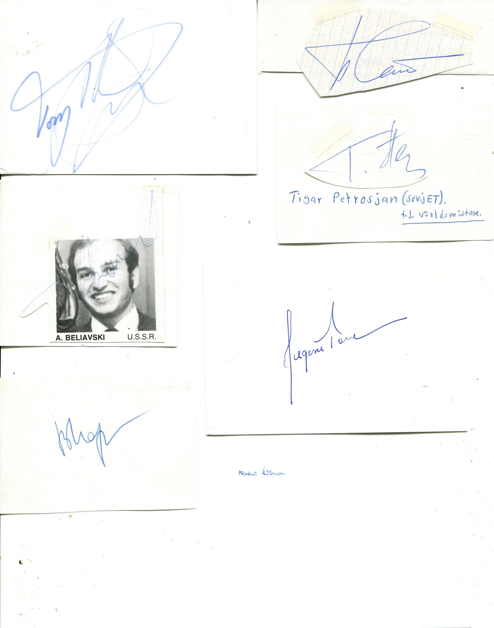 CHESS GRANDMASTERS: (x12) (1 of 2)