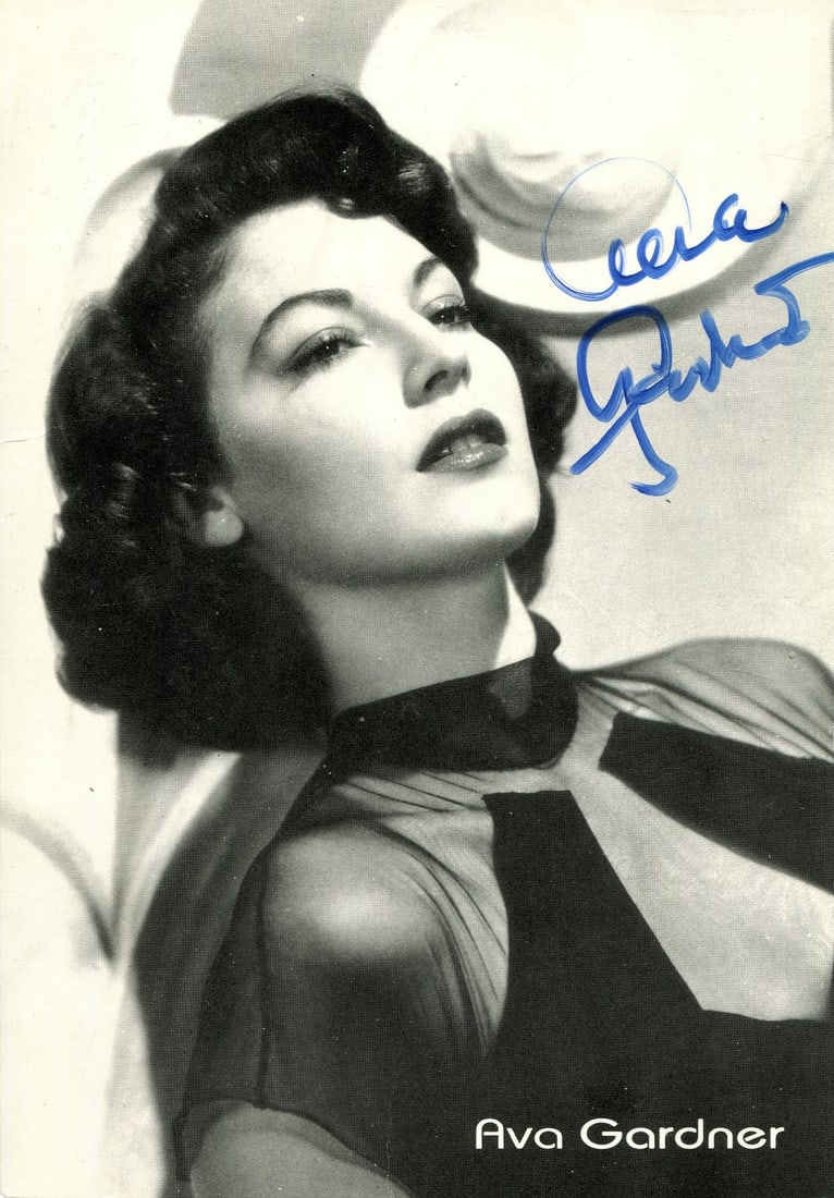 ACTRESSES: (x26): ACTRESSES: Selection of signed postcard photographs and slightly larger by various film and television actresses including Ava Gardner, Carol Channing, Twiggy Lawson, Jennifer O´Neill, Sylvia Syms, L