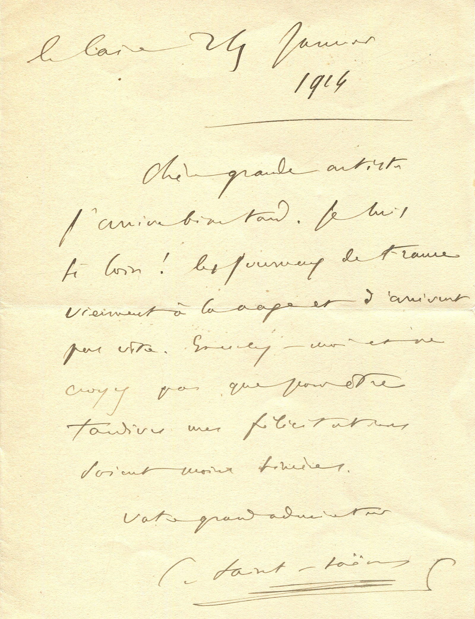 SAINT-SAENS CAMILLE: (1835-1921) (1 of 1)