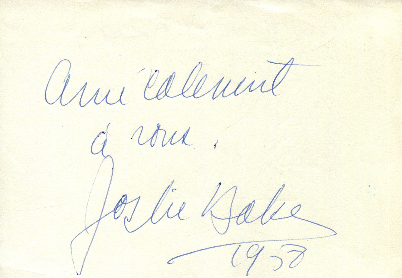 BAKER JOSEPHINE: (1906-1975) (1 of 1)