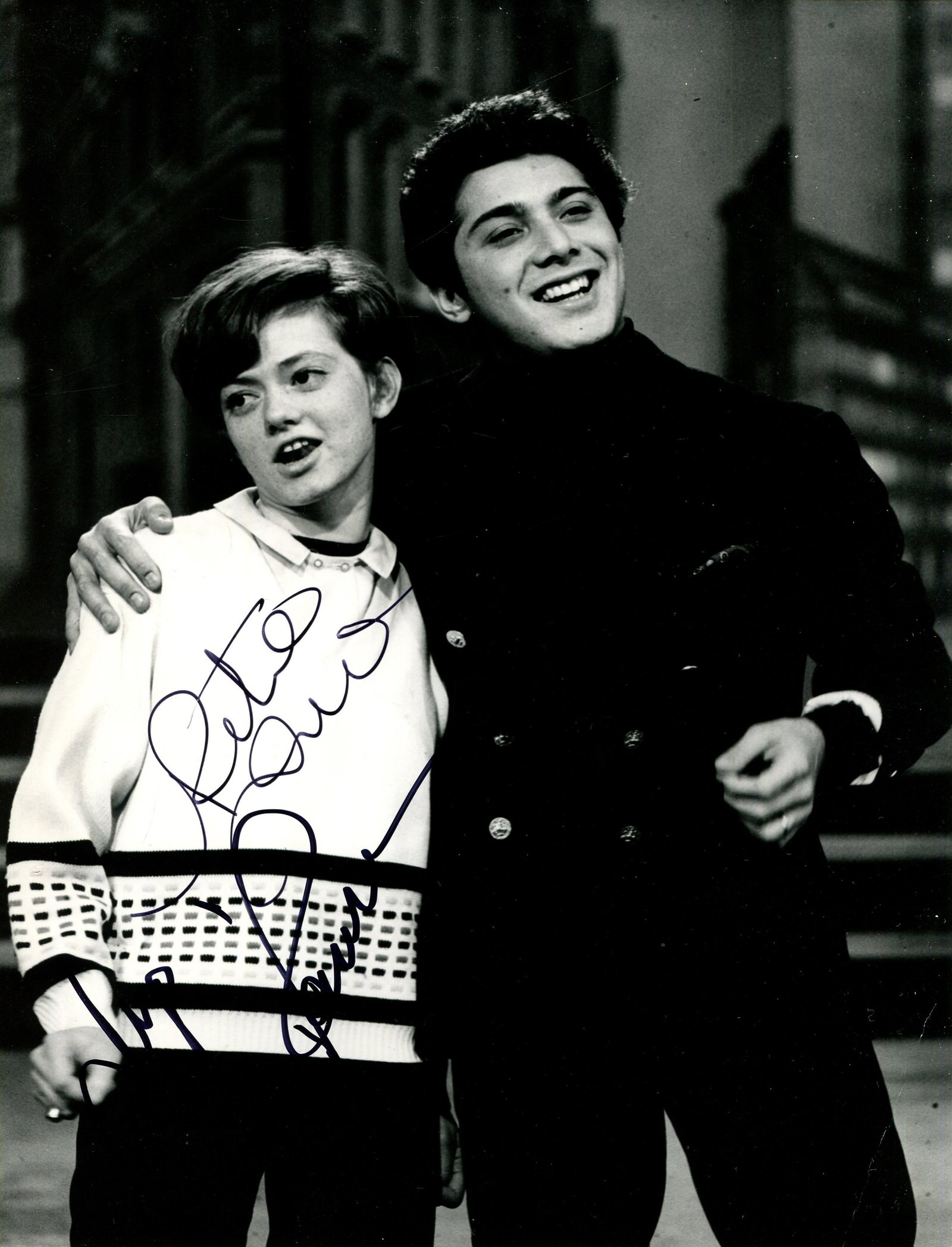 PAVONE RITA & ANKA PAUL:: PAVONE RITA & ANKA PAUL: Rita Pavone (1945- ) Italian-Swiss pop singer and actress & Paul Anka (1941- ) American singer, songwriter and actor. His songs include Diana, You are my Destiny and