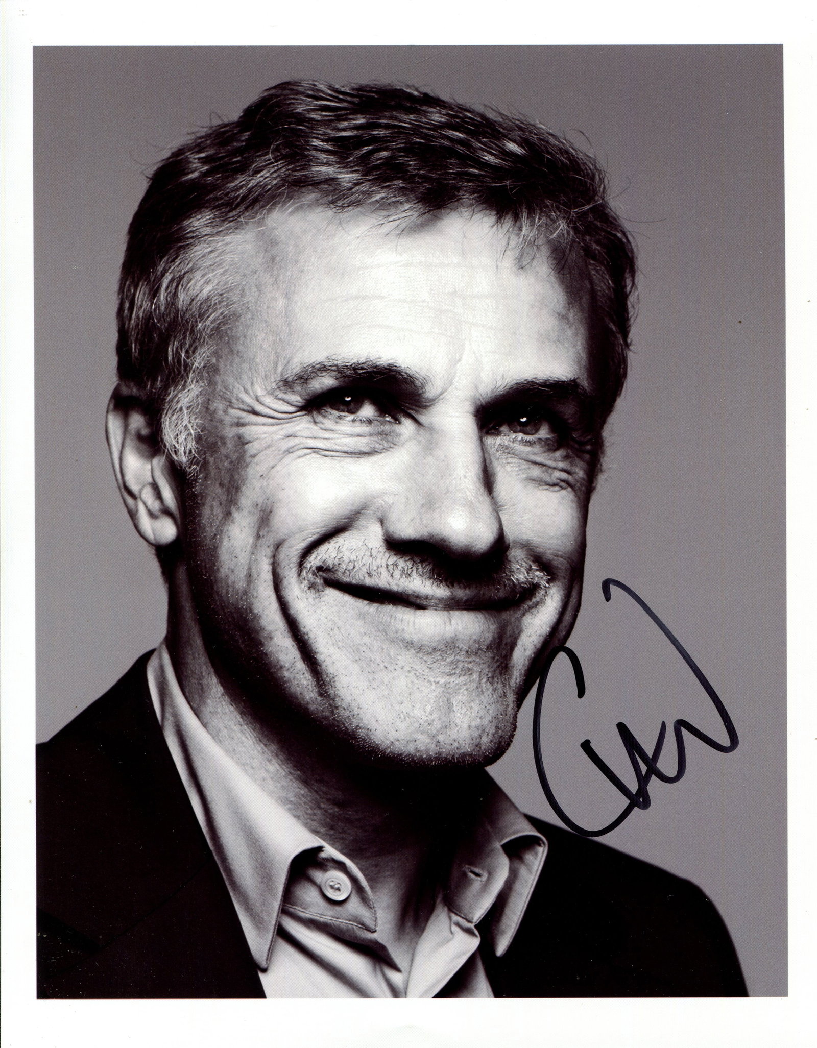 WALTZ CHRISTOPH: (1956- ): WALTZ CHRISTOPH: (1956- ) Austrian-German Actor, an Academy Award winner. Signed 8 x 10 photograph by Waltz, the image depicting him in a head and shoulders pose. Signed in bold black ink to a clear a