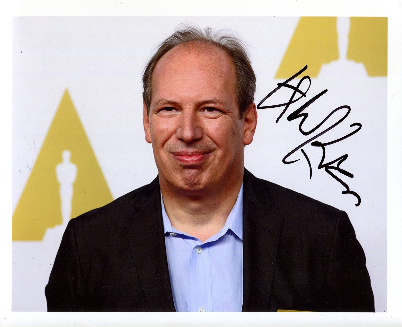 ZIMMER HANS: (1957- ): ZIMMER HANS: (1957- ) German Composer of film scores, Academy Award winner. Signed colour 10 x 8 photograph by Zimmer, the image depicting him in a head and shoulders pose. Signed in bold black ink