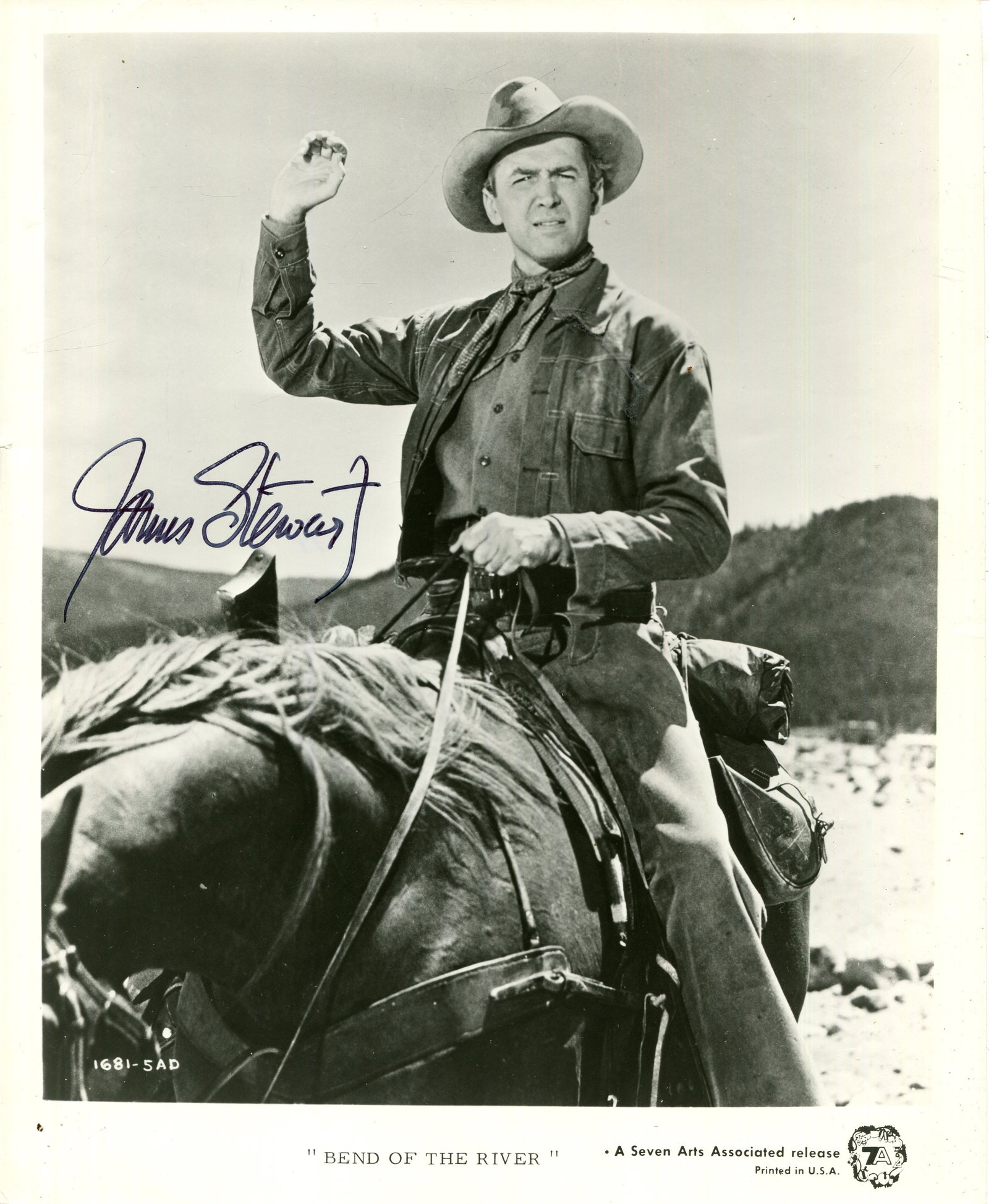 WESTERN FILMS: (x12): WESTERN FILMS: A good selection of signed 8 x 10 photographs by various film actors, each of them remembered for their roles in various Western films and television shows, comprising James Stewart (in