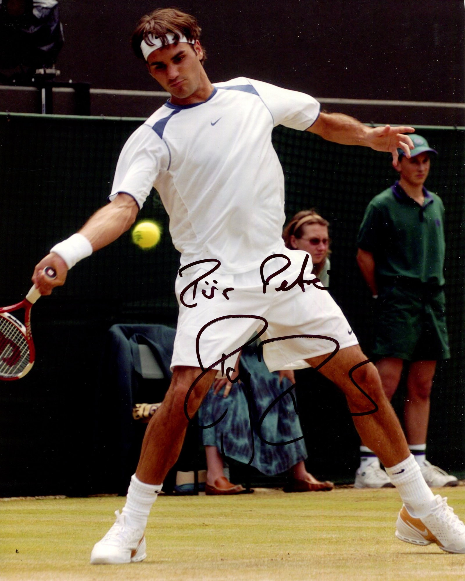 FEDERER ROGER: (1981- ): FEDERER ROGER: (1981- ) Swiss Tennis Player, winner of twenty Grand Slam singles titles and widely considered one of the greatest tennis players of all time. Signed and inscribed colour 8 x 10