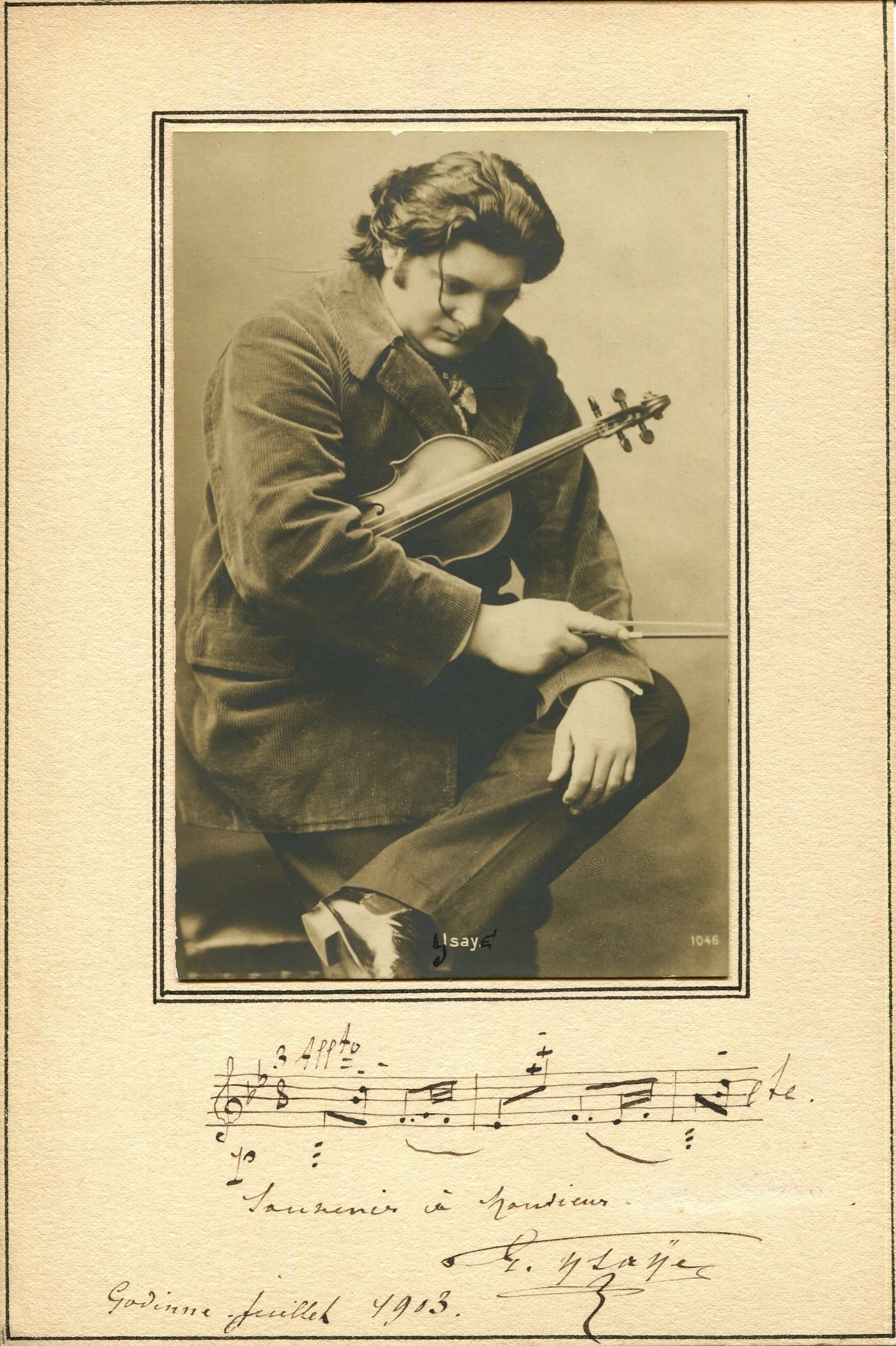 YSAYE EUGENE: (1858-1931) (1 of 1)