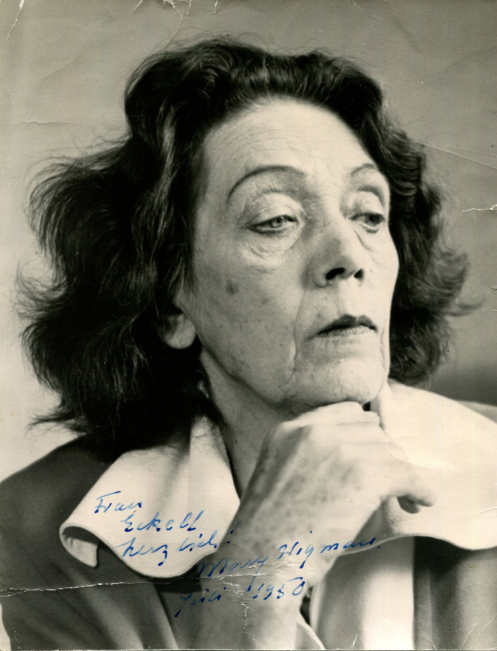 WIGMAN MARY: (1886-1973): WIGMAN MARY: (1886-1973) German dancer and choreographer, notable as the pioneer of expressionist dance. Wigman is also considered one of the most important figures in the history of modern dance. Vin