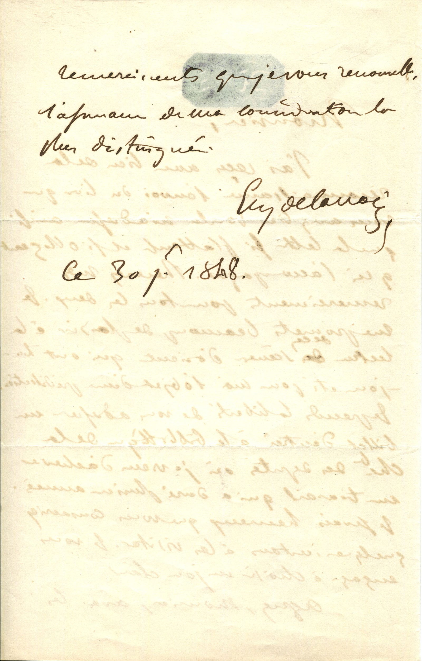 DELACROIX EUGENE: (1798-1863) - 2