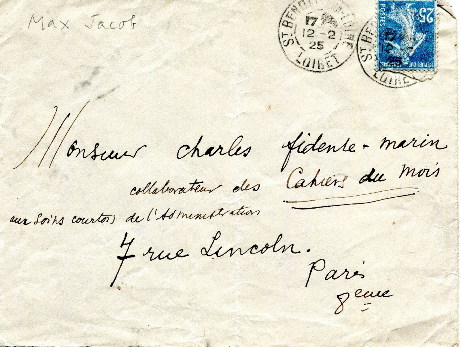 JACOB MAX: (1876-1944) - 2