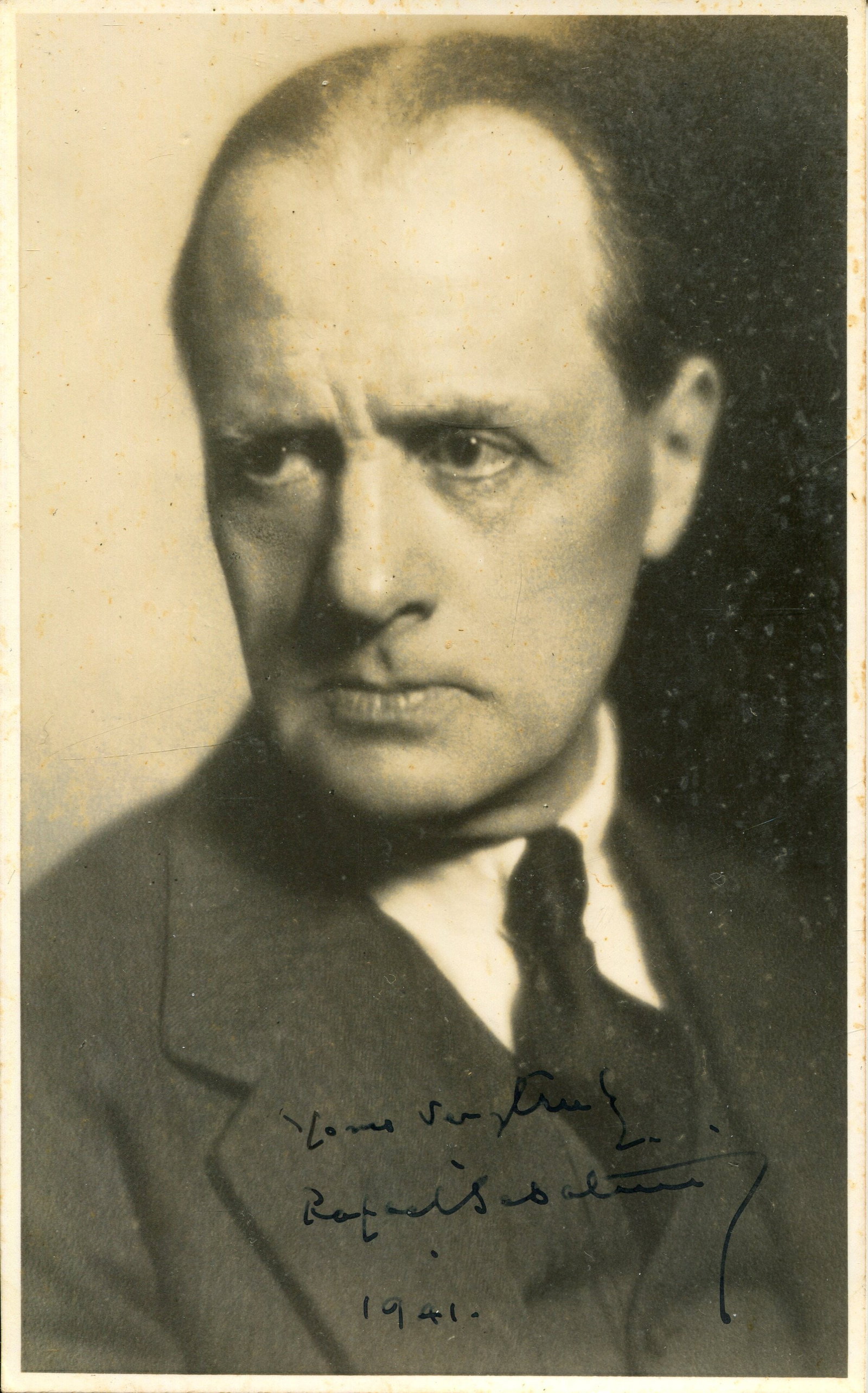 SABATINI RAFAEL: (1875-1950): SABATINI RAFAEL: (1875-1950) Italian-born British writer of romance and adventure novels including The Sea Hawk (1915) and Captain Blood (1922), both of which were adapted into films starring Errol Fl