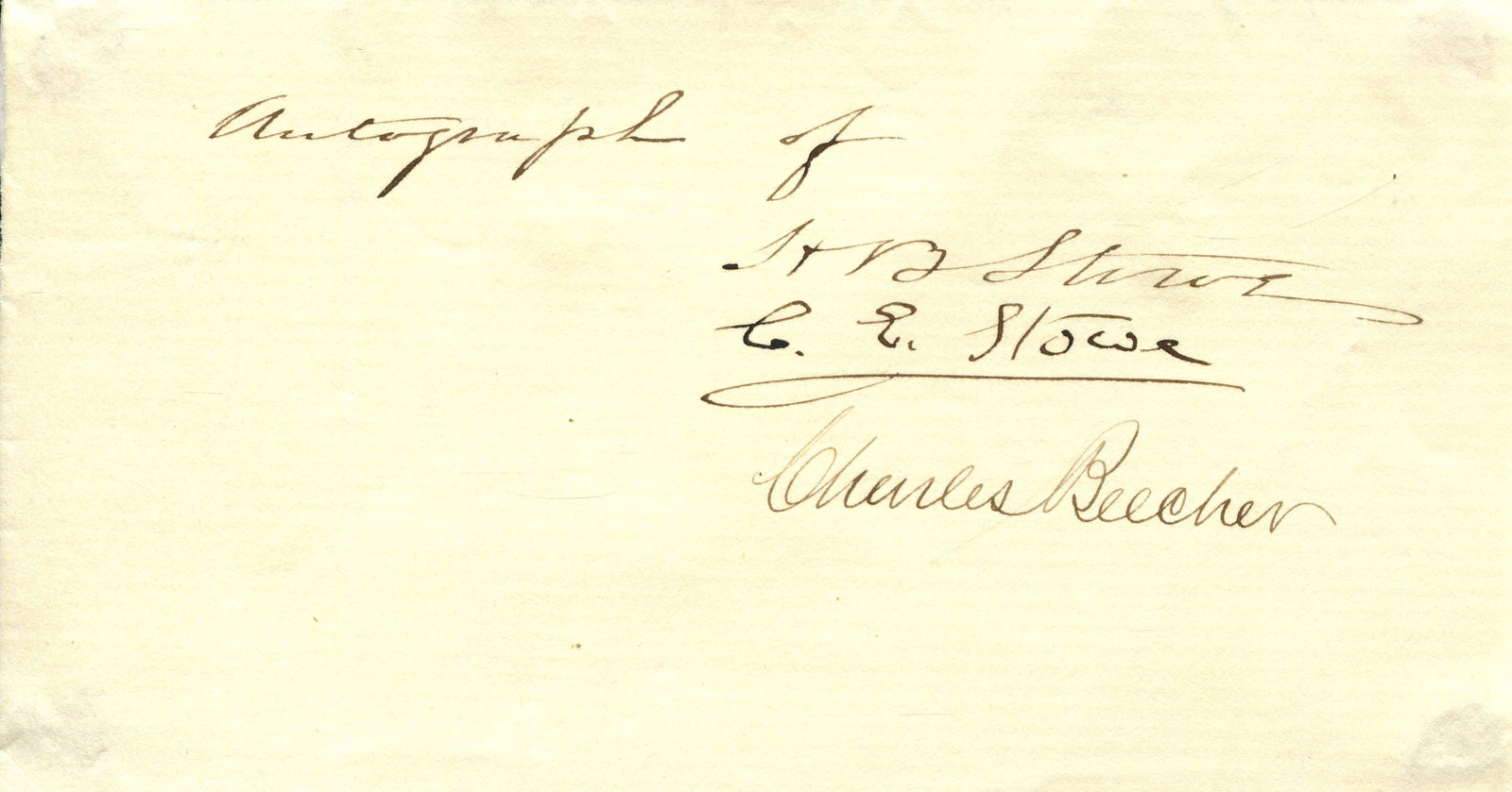 STOWE HARRIET BEECHER: (1811-1896) (1 of 1)