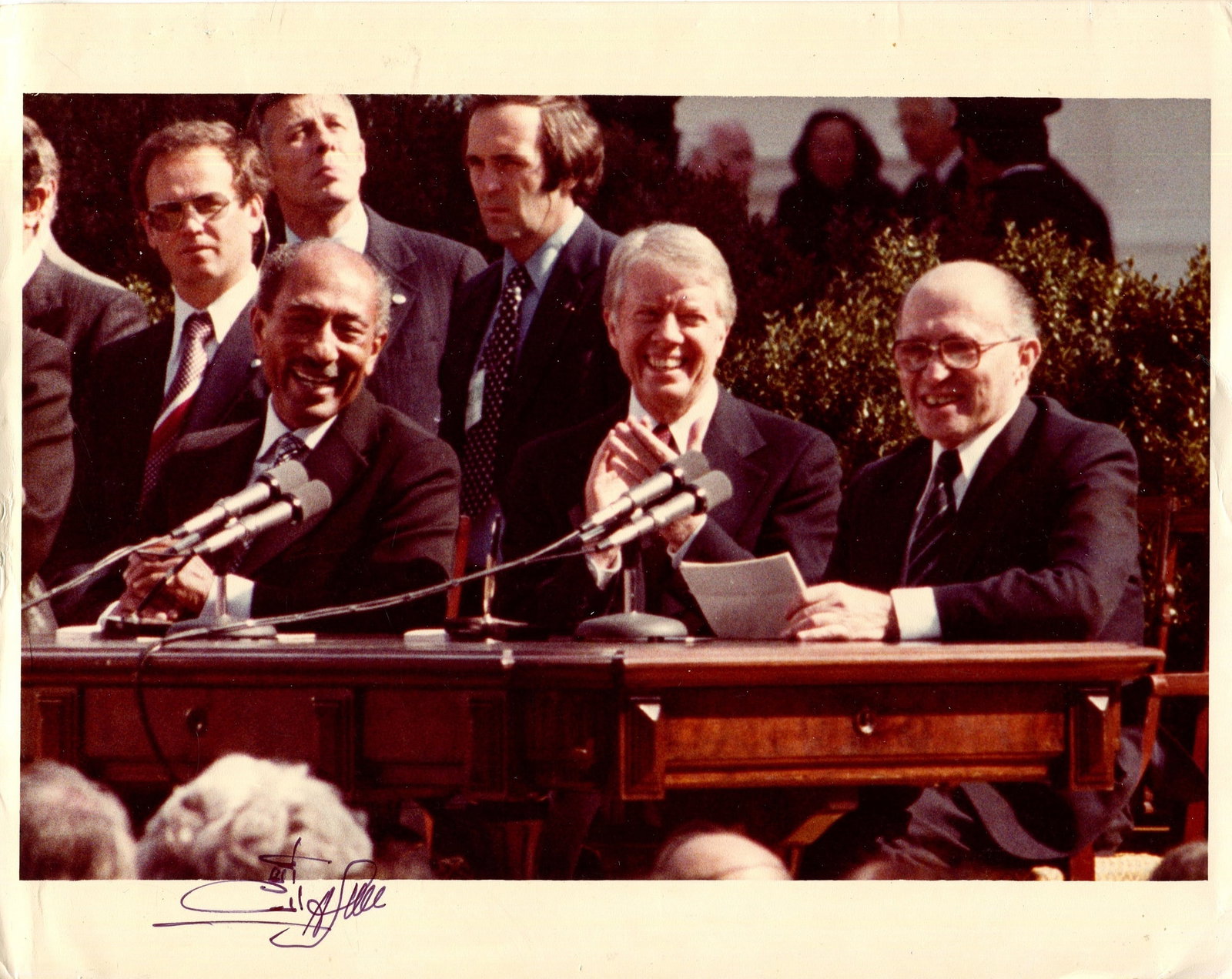 SADAT ANWAR: (1918-1981): SADAT ANWAR: (1918-1981) Egyptian politician and military officer who served as President of Egypt 1970-81, and as Prime Minister of Egypt 1973-74, 1980-81. Nobel Peace Prize winner, 1978.